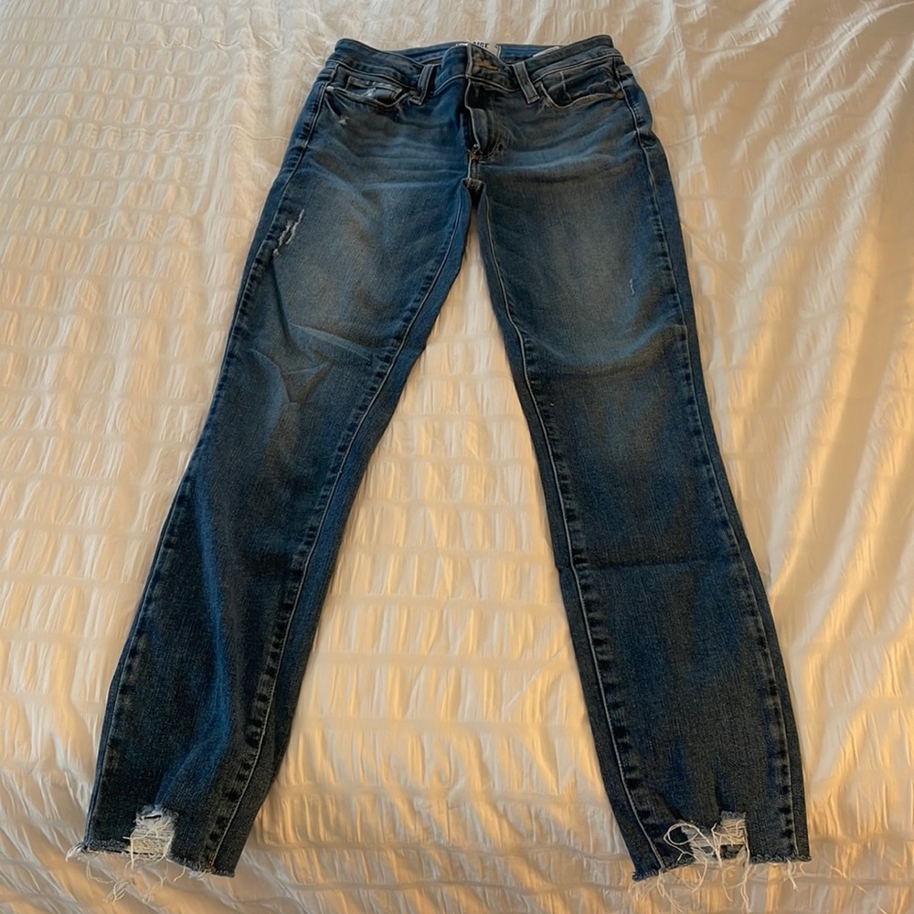paige skinny jeans size 27